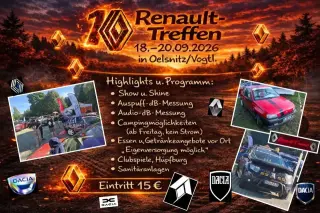 Event: 10. Renault-Treffen Oelsnitz/V.