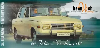 Event: 26. Heimweh 2026: Internationales Wartburgfahrertreffen in Eisenach