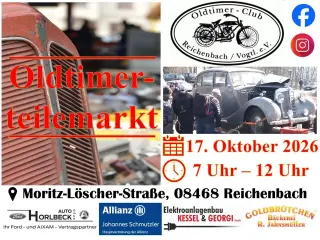 Event: 63. Oldtimerteilemarkt Reichenbach/Vogtland