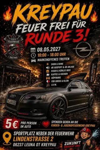 Event: Kreypau Feuer Frei für Runde 3