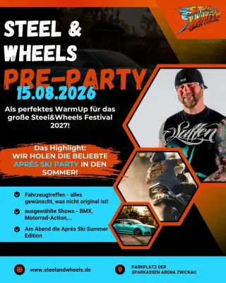 Event: Steel &amp; Wheels - Die große Pre-Party!