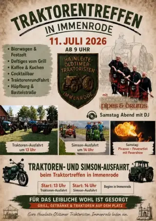 Traktorentreffen in Immenrode!